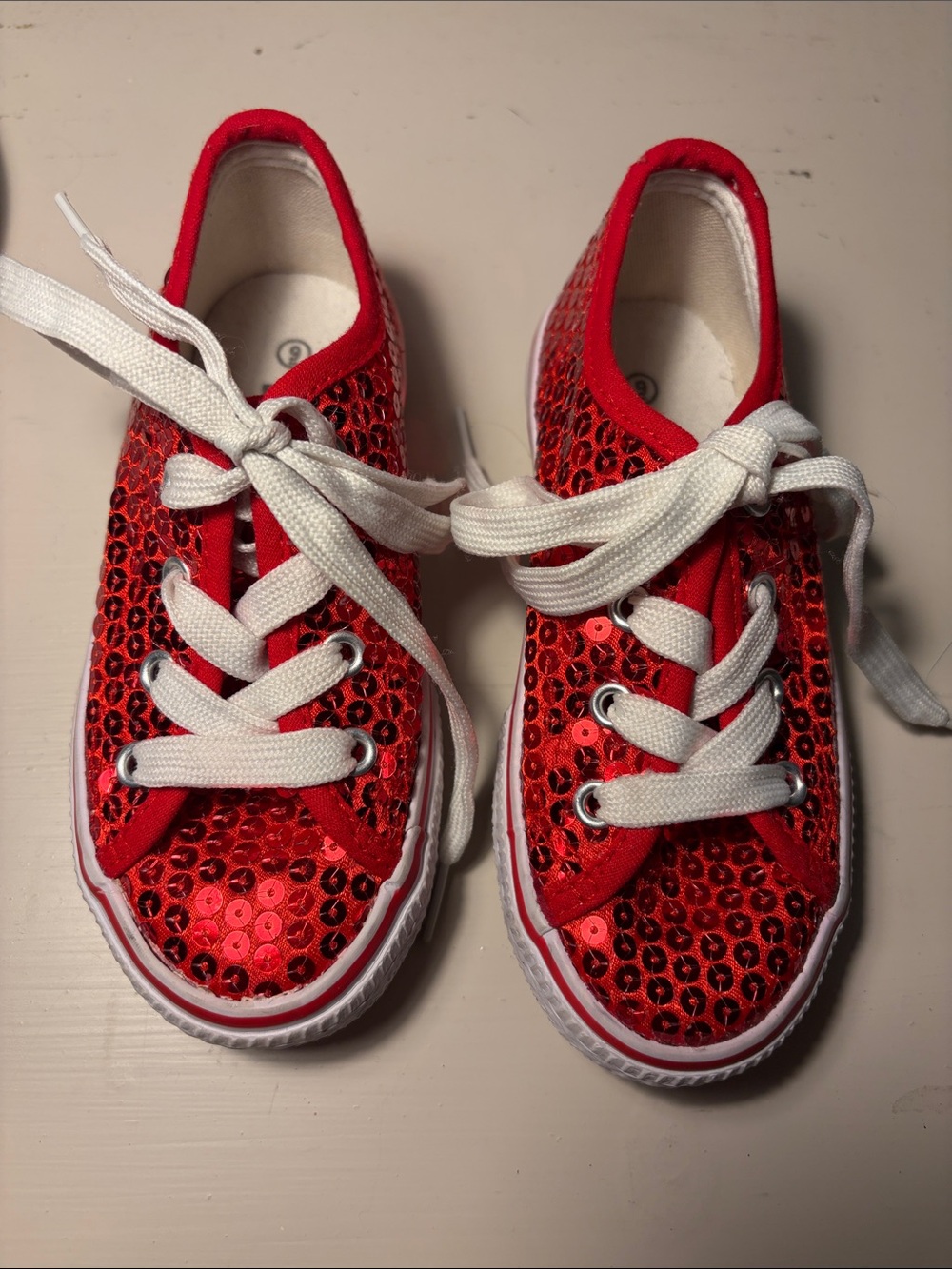 Balera tap shoes red Sequin